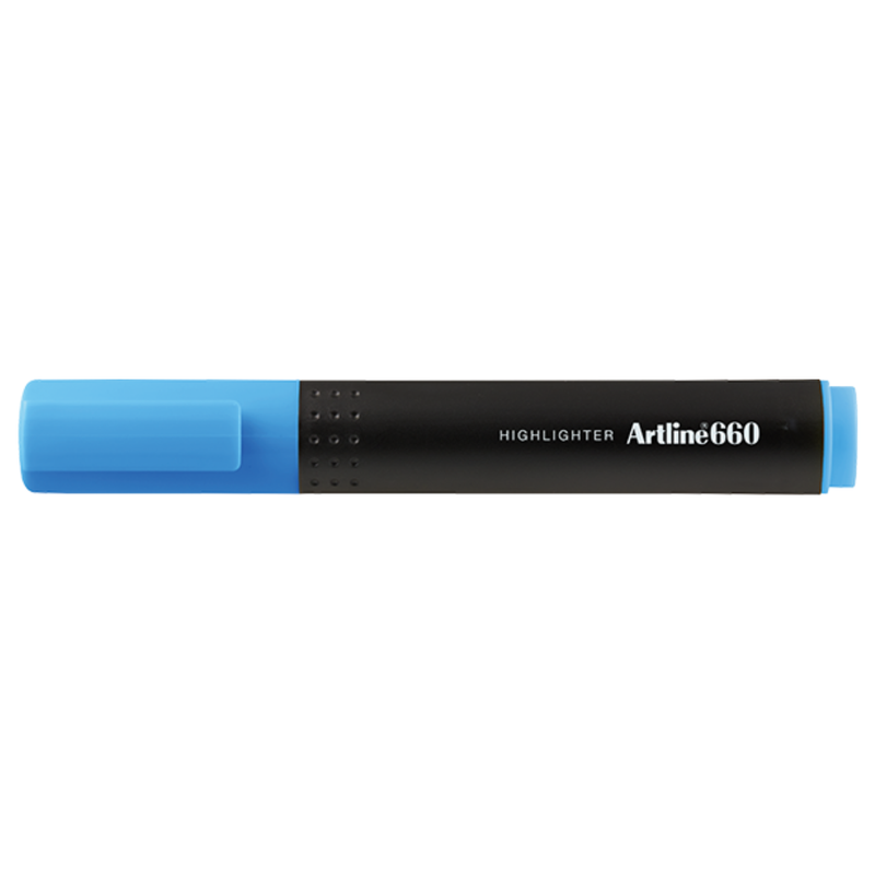 MARCADOR FOSFORESCENTE ARTLINE 660 CELESTE