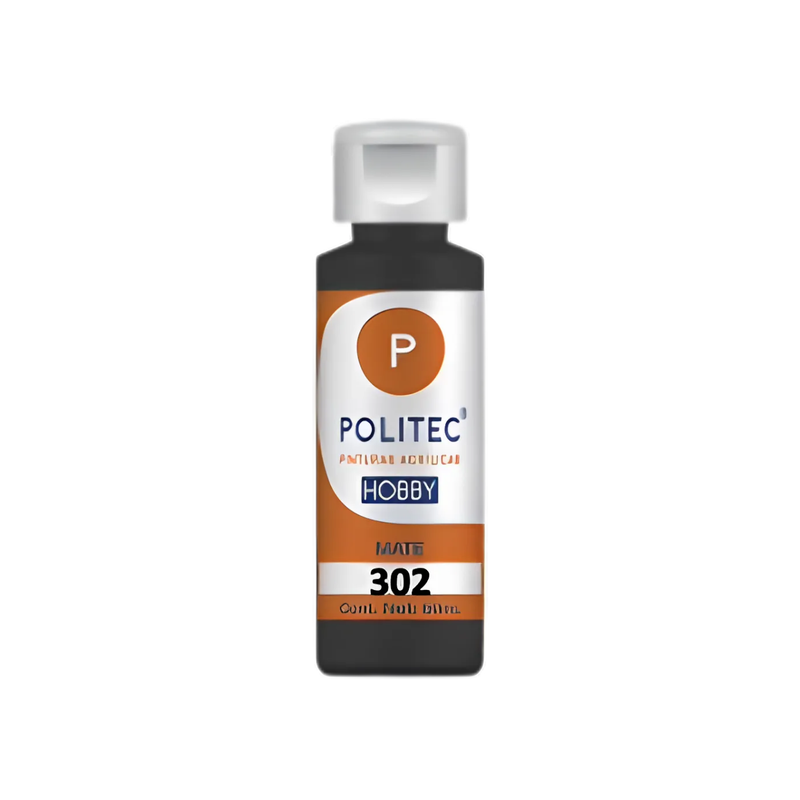 PINTURA #302 POLITEC NEGRO INTENSO 60ML