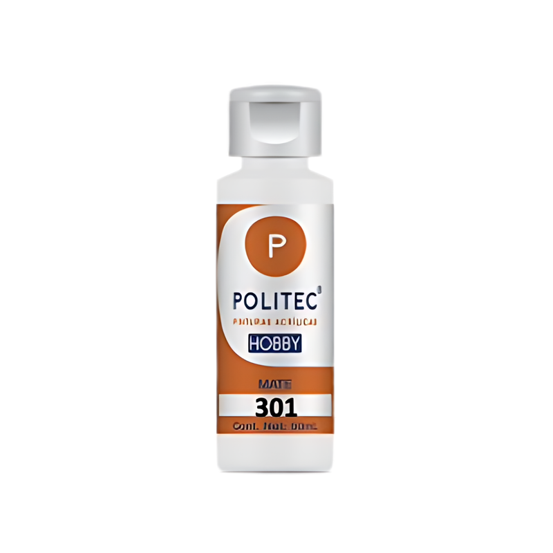 PINTURA #301 POLITEC BLANCO DE TITANIO 60ML
