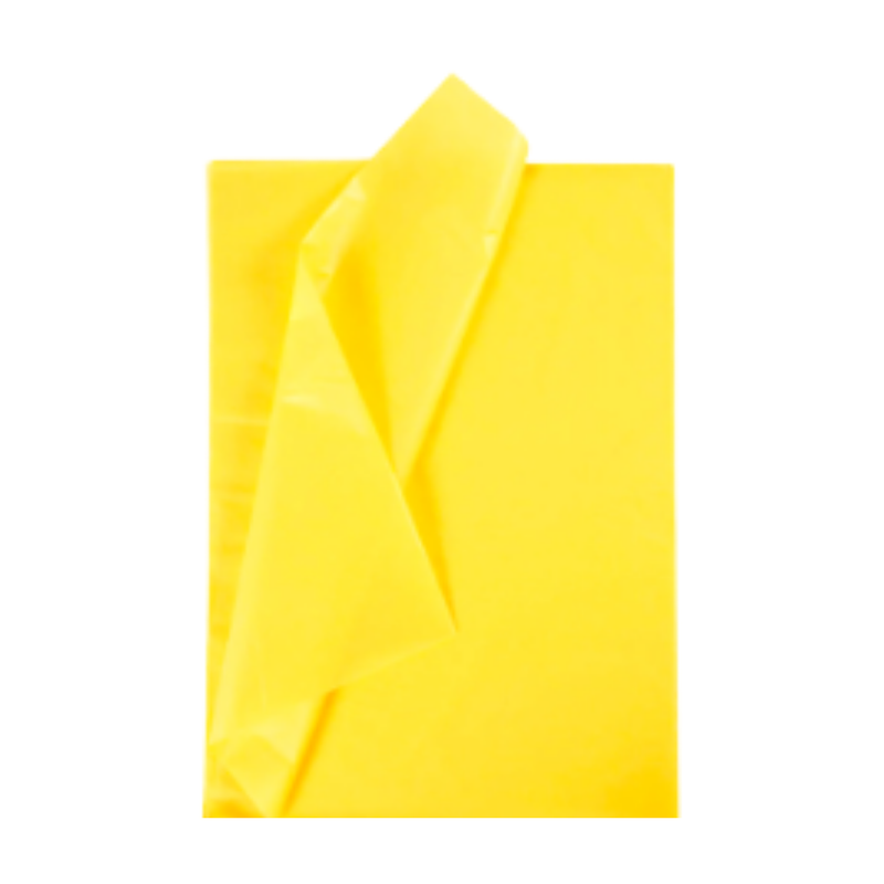 PAPEL SEDA AMARILLO 50 X 70 CM. 17 grs 50 H