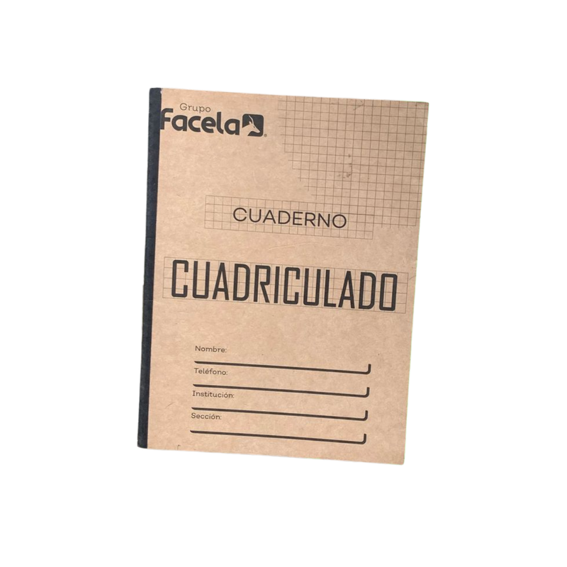 CUADERNO CUADRICULADO / 60 GRS / 80 H / 21 X 27.5 CM
