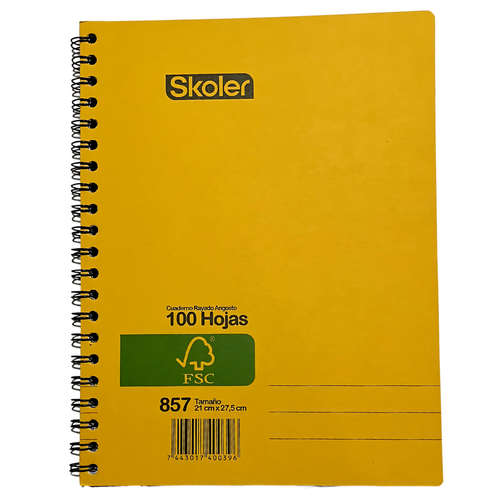 CUADERNO ESPIRAL 100 H KRAFT EL LIDER 857