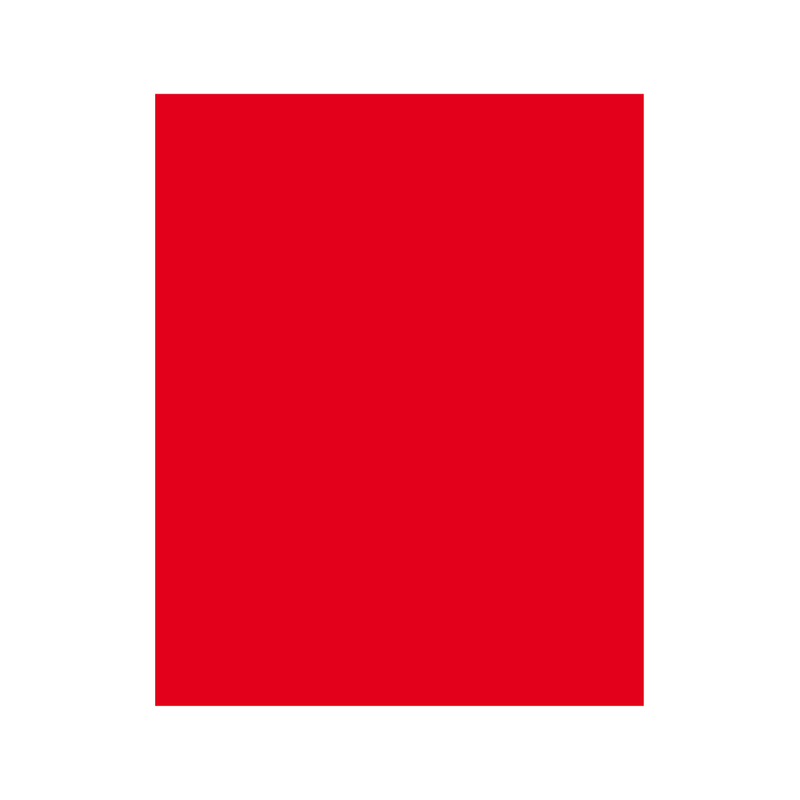 CARTULINA SATINADA ROJA 64 x56 (PAQ 25)