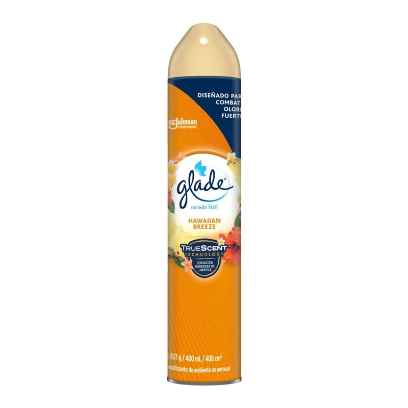 AROMATIZANTE GLADE AEROSOL HAWAIIAN BREEZE 400ML UNIDAD