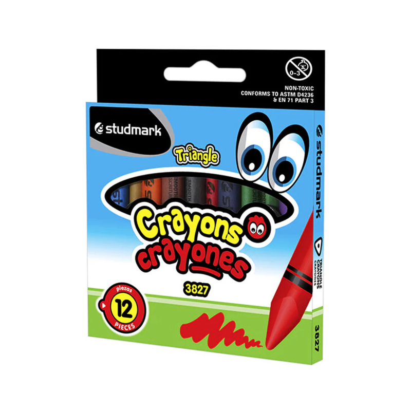 CRAYONES 12 COLORES STUDMARK