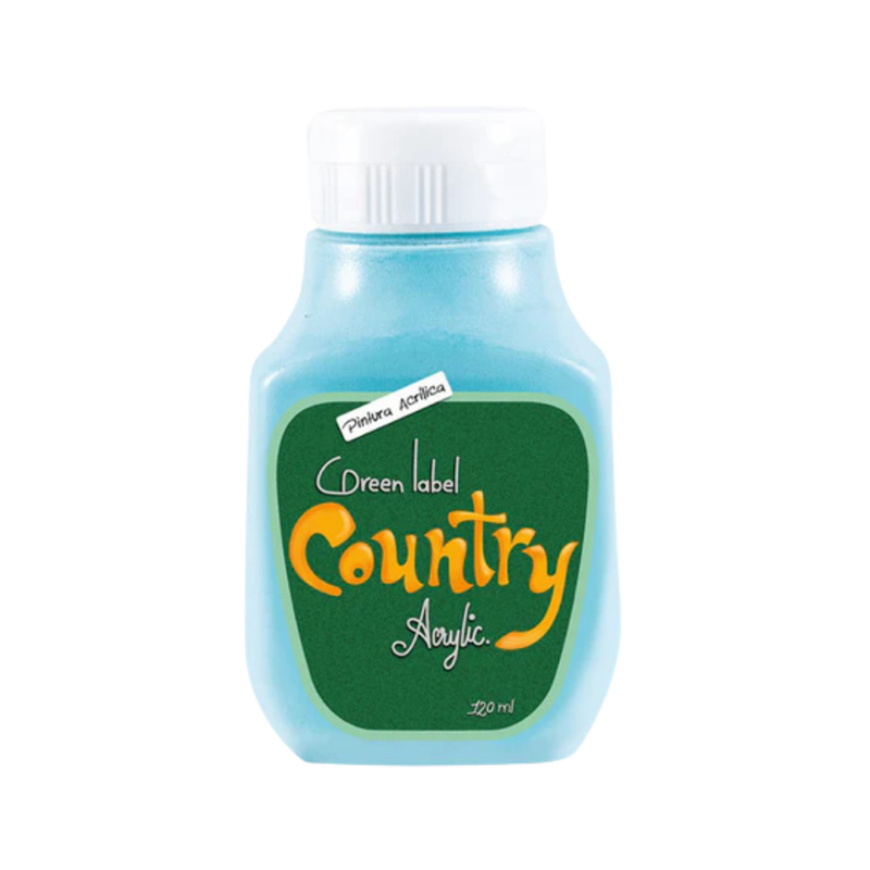 PINTURA COUNTRY 120ML #172 AGUA TURQUEZA