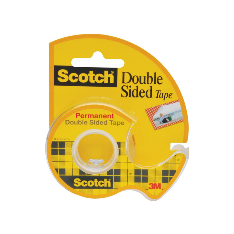 CINTA ADH DOBLE STICK #136 12.7MM X 6.3 MTS UNIDAD