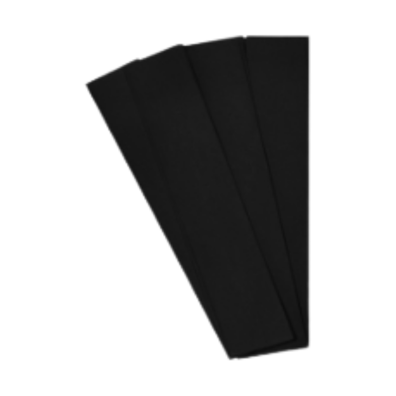 PAPEL CREPE NEGRO 50 X 200cm (PAQ 10)