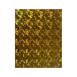 [FH-T/C-AMA] FOAM HOLOGRÁFICO T/CARTA AMARILLO (10H)