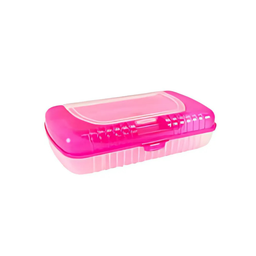 [AP-9014] CARTUCHERA PLASTICA GRANDE DOBLE SABLON