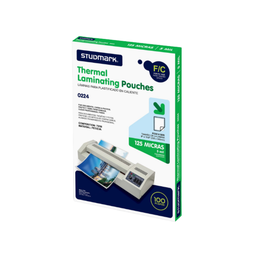 [38248] LAMINA PLASTIFICAR OFICIO 125MIC (CJ 100U)
