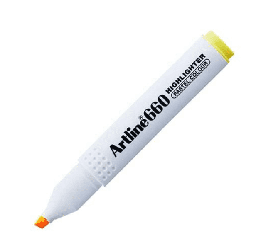 [OFF-660A] MARCADOR FOSFORESCENTE ARTLINE 660 AMARILLO