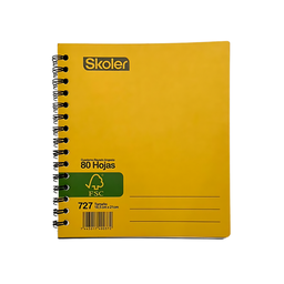 [OFF-0372] CUADERNO KRAFT SKOLER MEDIA CARTA