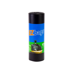 [OFF-2833] EZBAGS ROLLO BASURA NEGRA JARDIN 21 UNIDADES