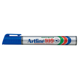[OFF-109A] MARCADOR PERM. DESECH. BISELADO ARTLINE 109 AZUL