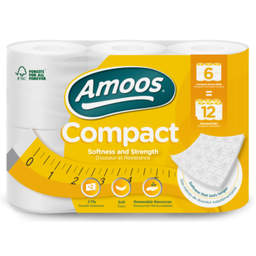[OFF-0038] PAPEL HIG. AMOOS COMPAC DOBLE H 266H (PAQ 6) (7)
