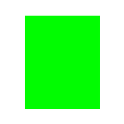 [CS-VERNE] CARTULINA  SATINADA  VERDE NEON 64 X  56 (PAQ 25)