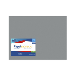 [OFF-PLA089] PAPEL SATINADO PLATEADO 19" X 25" (PAQ 50)