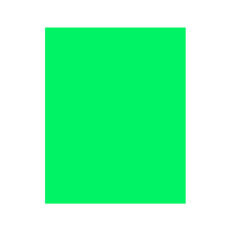 [OFF-635] CARTULINA SATINADA VERDE CLARO 25 X 22.75 (PAQ 25)