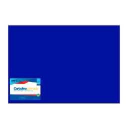 [OFF-0635AD] CARTULINA SATINADA AZUL 25 X 22.75 (PAQ 25)