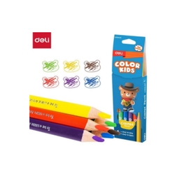 [C00600] LÁPICES DE COLOR JUMBO 12 COLORES DELI
