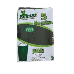 [11074] BOLMAX BOLSA BASURA JARDIN 5UNDS