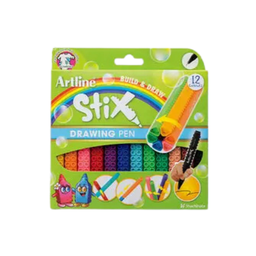 [MAR-187523] MARCADOR ESC. LEGO ART. STIX 1.2mm SET. 12 COL. LAVABLE