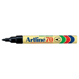 [OFF-70N] MARCADOR PERM. RECARG. BALA ARTLINE 70 NEGRO