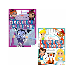[OFF-BP-D-C-0146] SIMPLEMENTE COL/ DISNEY DOS TÍTULOS 24 PAG P/COLOREAR SICOBEN