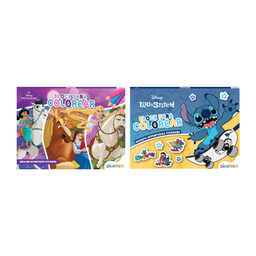 [OFF-BP-D-CS-3318] MI BLOCK DE COLOREAR | DISNEY 2 TITULOS TÍTULOS CON 24 PAG +1 PAG STICKERS SICOBEN