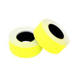 [OFF-ST-PRS-03] ETIQUETAS PRECIOS AMARILLO NEON TUBO 5UDS