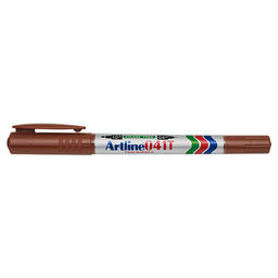 [OFF-41CA] MARCADOR DES. ARTLINE 41 DOBLE PTA. 1-0.4mm CAFÉ
