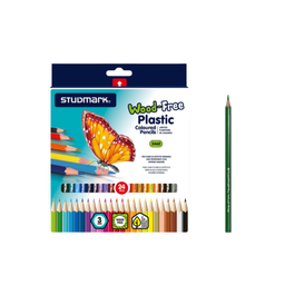 [ST-03462] LAPICES PLASTICOS DE 24 COLORES STUDMARK (CJ 24)